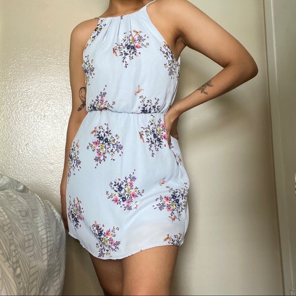 🌸BLUE RAIN FLORAL DRESS🌸